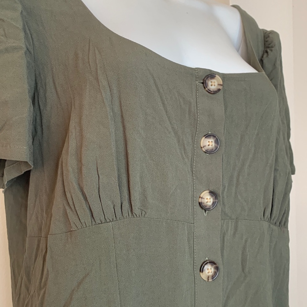 Express Button Down Dress - Picture 2 of 6